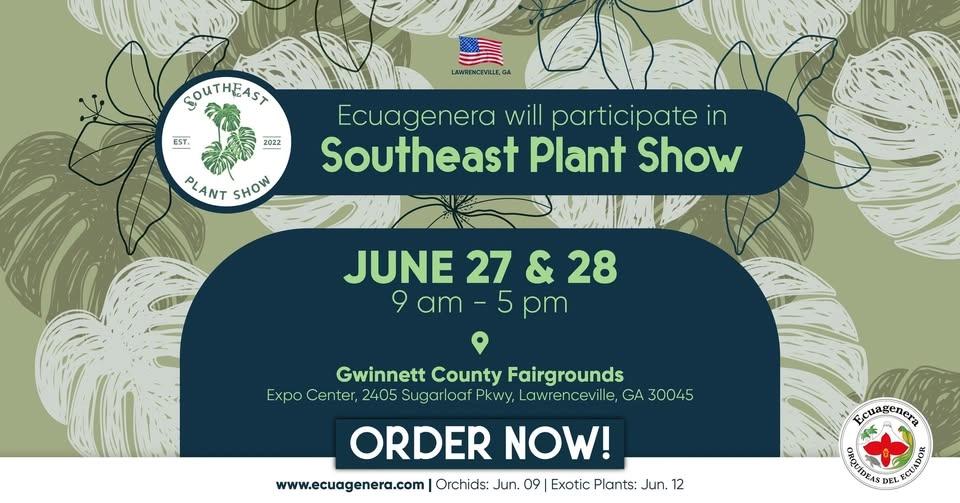 Ecuagenera will participate in Southeast Plant Show