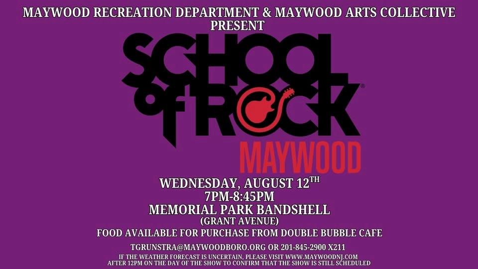 Maywood Summer Concert Series: School of Rock Maywood