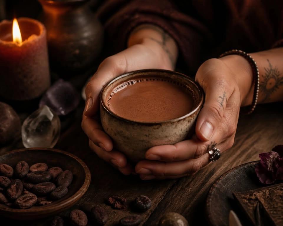 Kakaoceremoni och trumresa - peruansk ceremoniell cacao