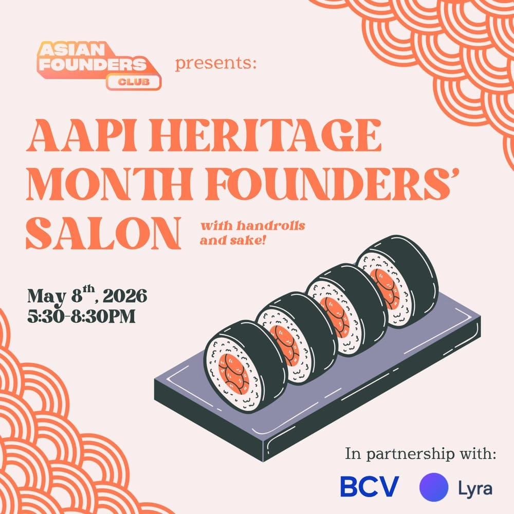 AAPI Heritage Month Founders' Salon