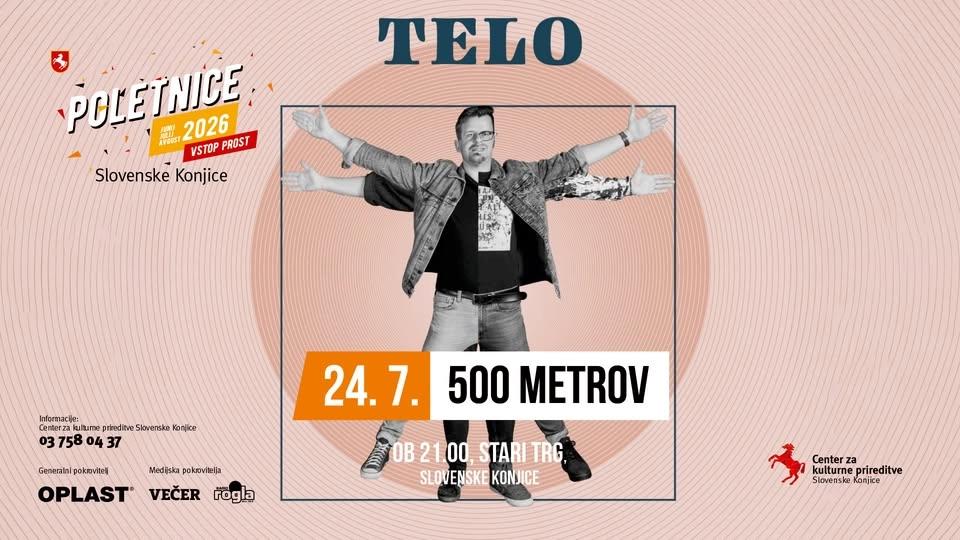 Poletnica: 500 metrov