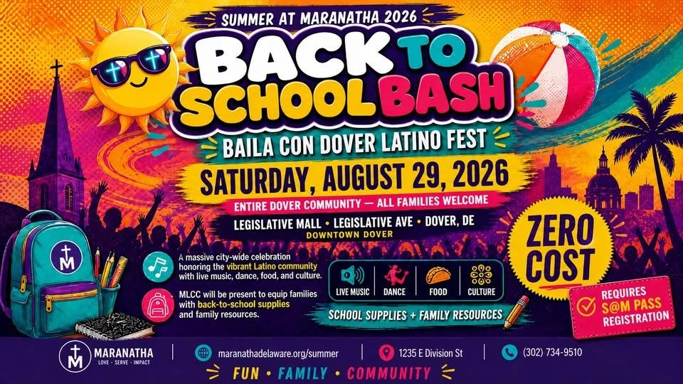 Back to School Bash / Baila con Dover Latino Fest