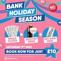 Bank Holiday Season - Buzz Bingo Bristol Fishponds 09/05