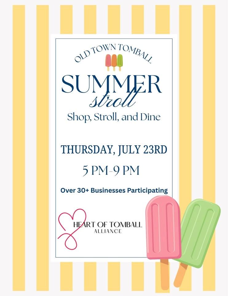 Downtown Tomball Summer Stroll