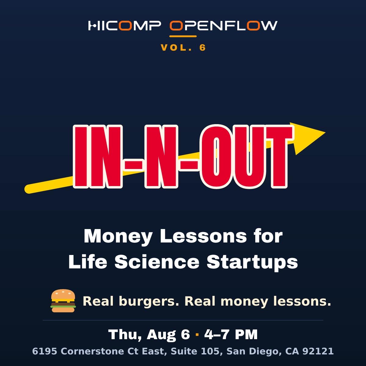 In-N-Out: Money Lessons for Life Science Startups
