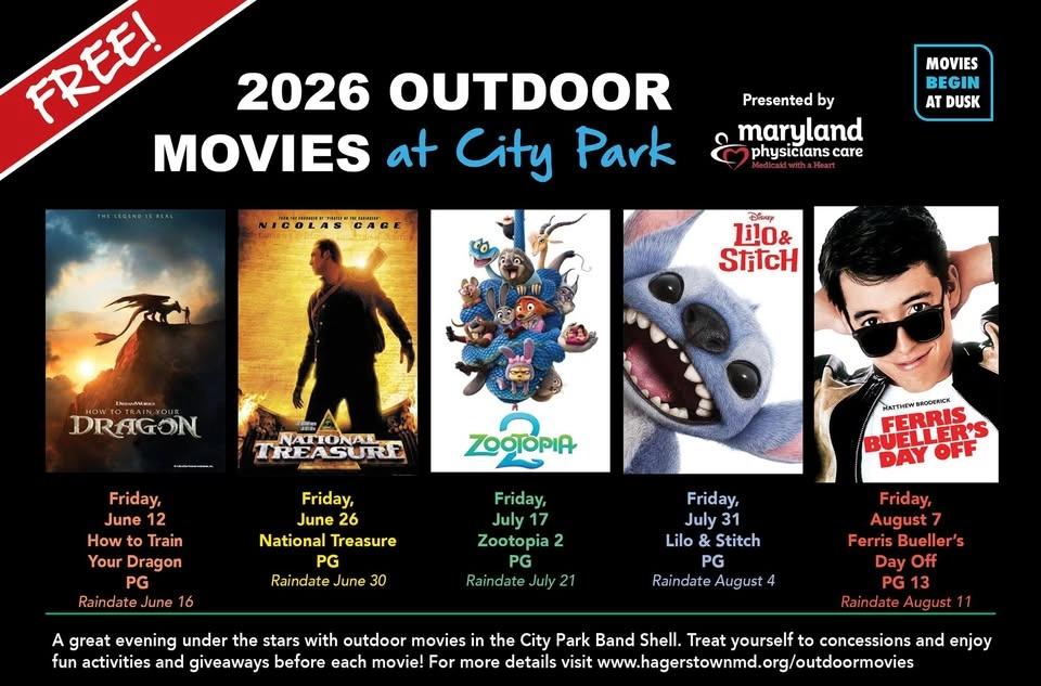 Outdoor Movies in City Park