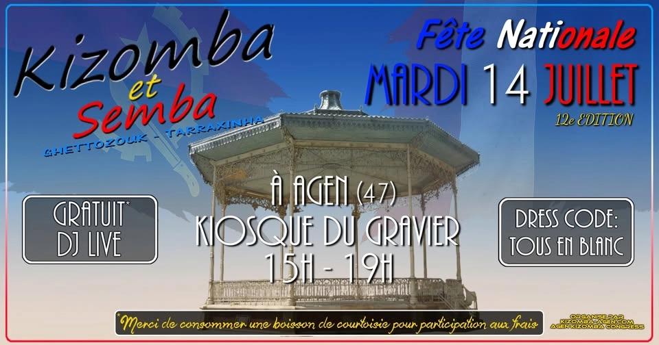 Bal Kizomba 14 Juillet 2026 - 12e Edition AGEN (47)