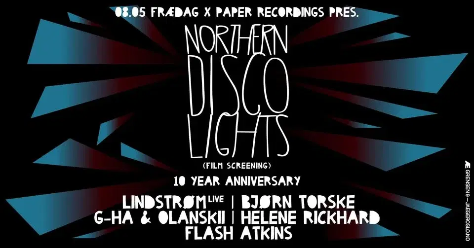 Frædag x Paper Recordings: Lindstrøm (live) + Bjørn Torske + Helene Rickhard + Flash Atkins +++