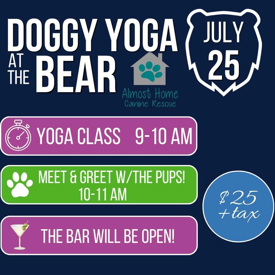 Doggy Yoga At The Bear