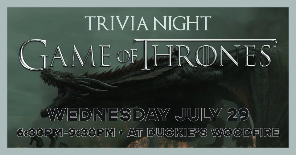 Fantasy Trivia: Game of Thrones Edition