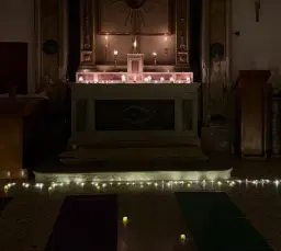Evening Candlelight Yoga in Chapel