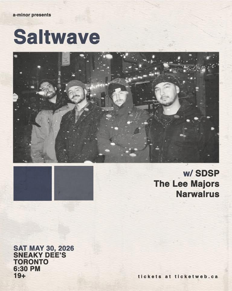 Saltwave w/ SDSP, The Lee Majors & Narwalrus