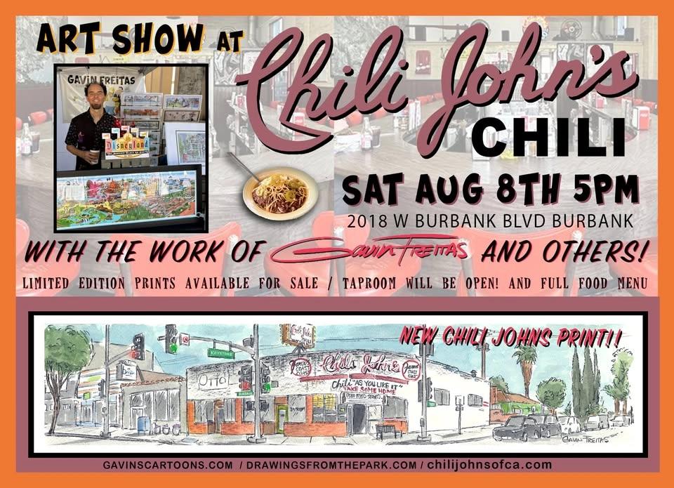 Art Show at Chili Johns!
