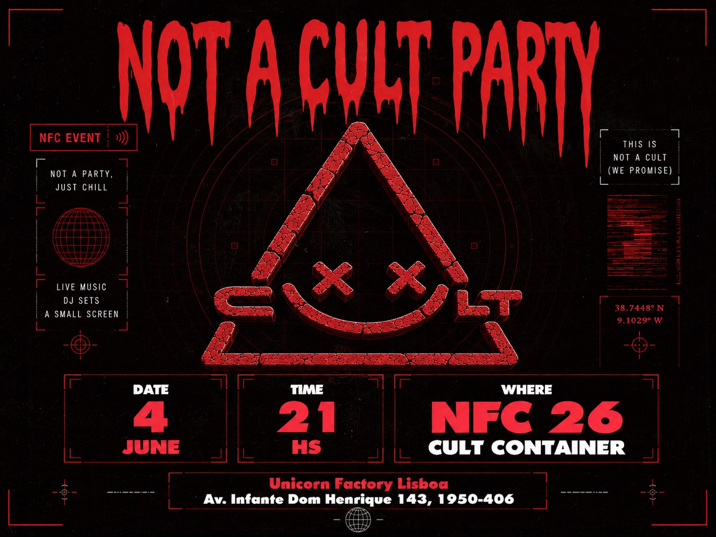NOT A CULT PARTY - NFC 2026