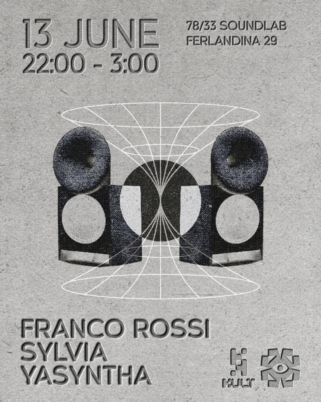 observer x 78/33 pres. Franco Rossi, Sylvia,YASYNTHA