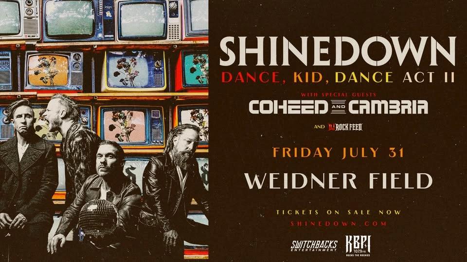 Shinedown, Coheed & Cambria at Weidner Field