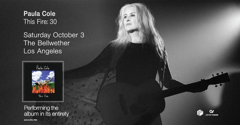 Paula Cole THIS FIRE: 30 at The Bellwether