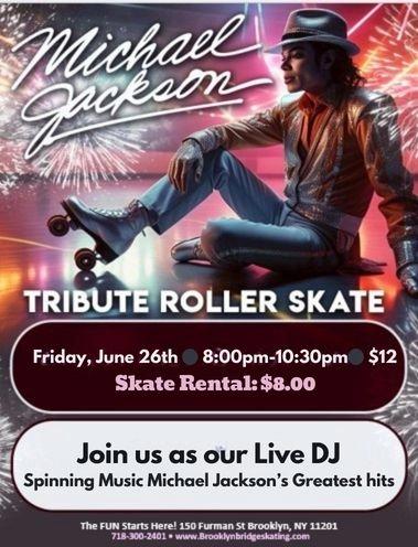 🕺✨ MICHAEL JACKSON TRIBUTE ROLLER SKATE! ✨🕺