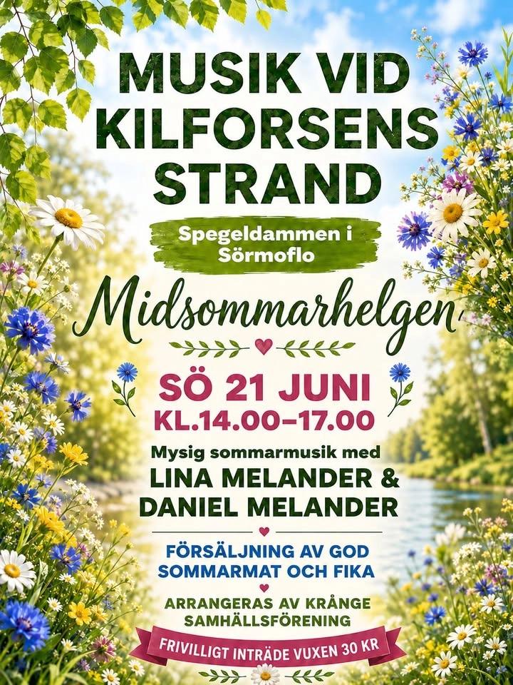 Musik vid Kilforsens strand