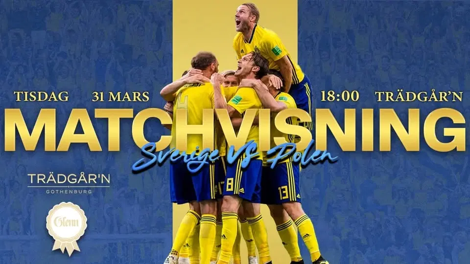 SVERIGE VM KVAL - 31 MARS - GLENN SPORTSBAR & TRÄDGÅRN