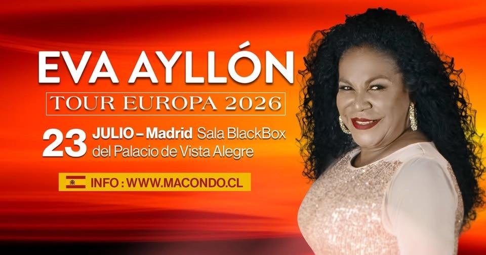 Eva Ayllón en Madrid - Tour Europa 2026