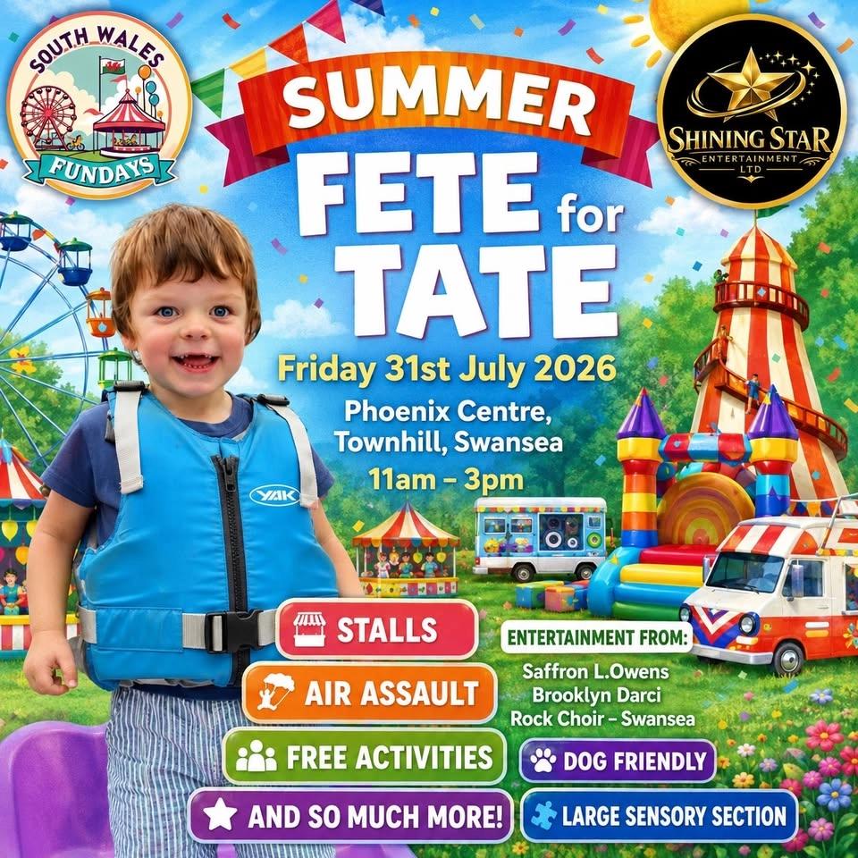 💙🌞Summer Fete for Tate🌞💙
