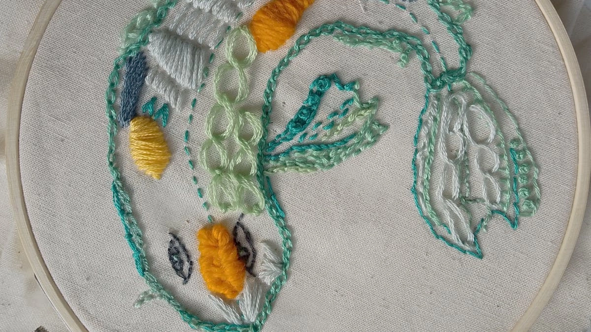 Broderi Workshop - "Alt går i fisk"