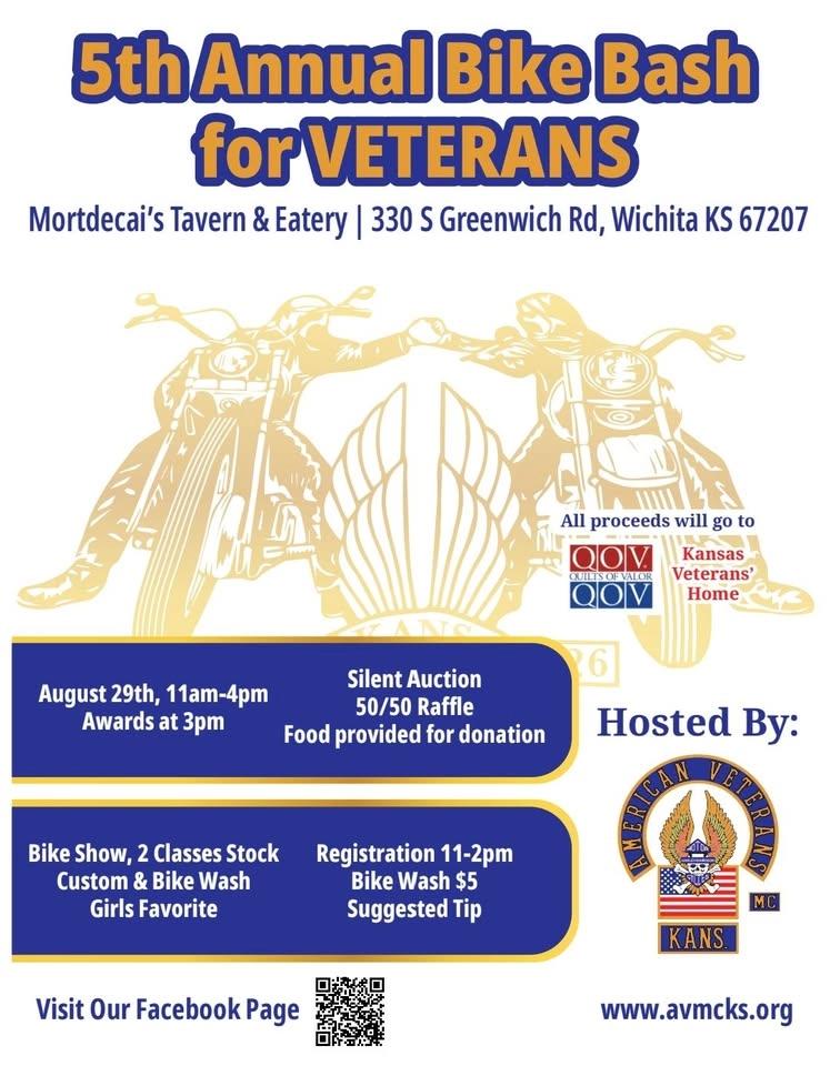 5th Annual Bike Bash for Veterans!