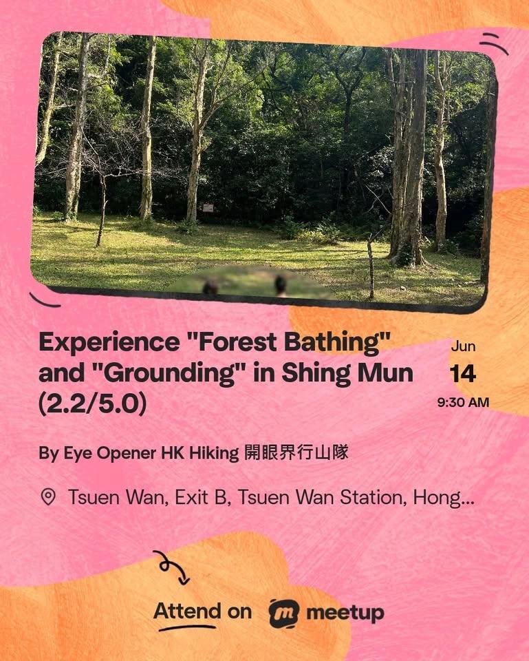 Experience "Forest Bathing" and "Grounding" in Shing Mun