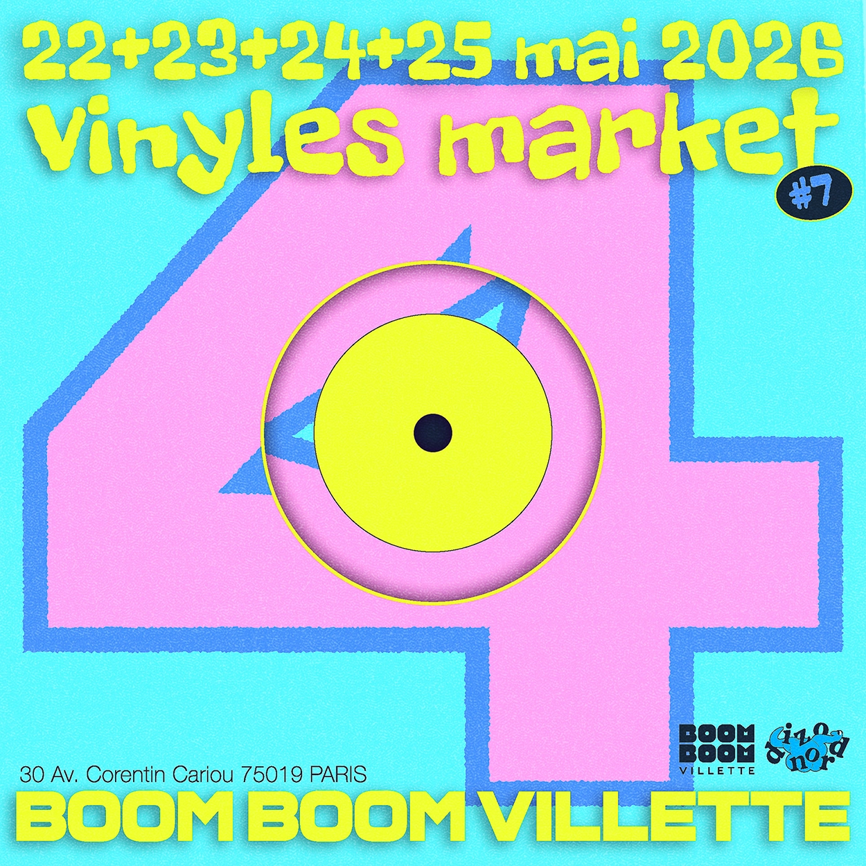 Vinyles Market à Boom Boom Villette