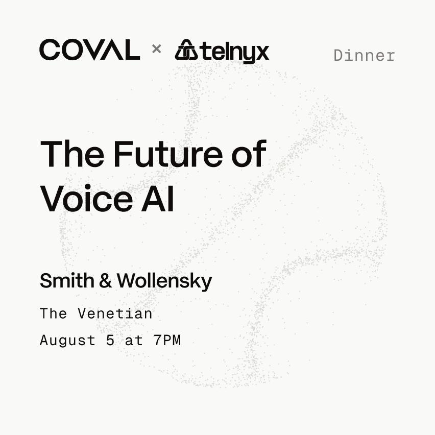 The Future of Voice AI Dinner