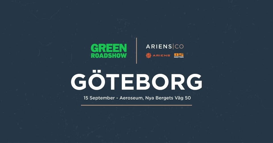 GREEN ROADSHOW 2026 – GÖTEBORG