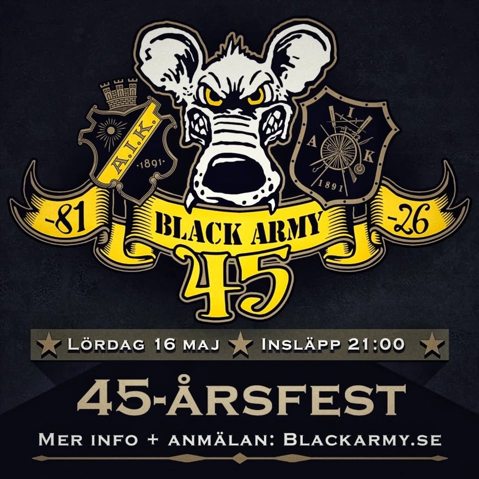 Black Army 45-årsfest
