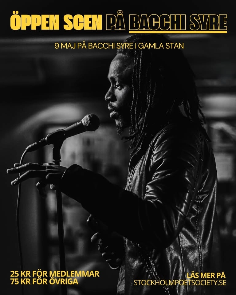 ÖPPEN SCEN: POESI PÅ BACCHI SYRE