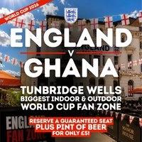 England v Ghana: World Cup Fan Zone | Tunbridge Wells