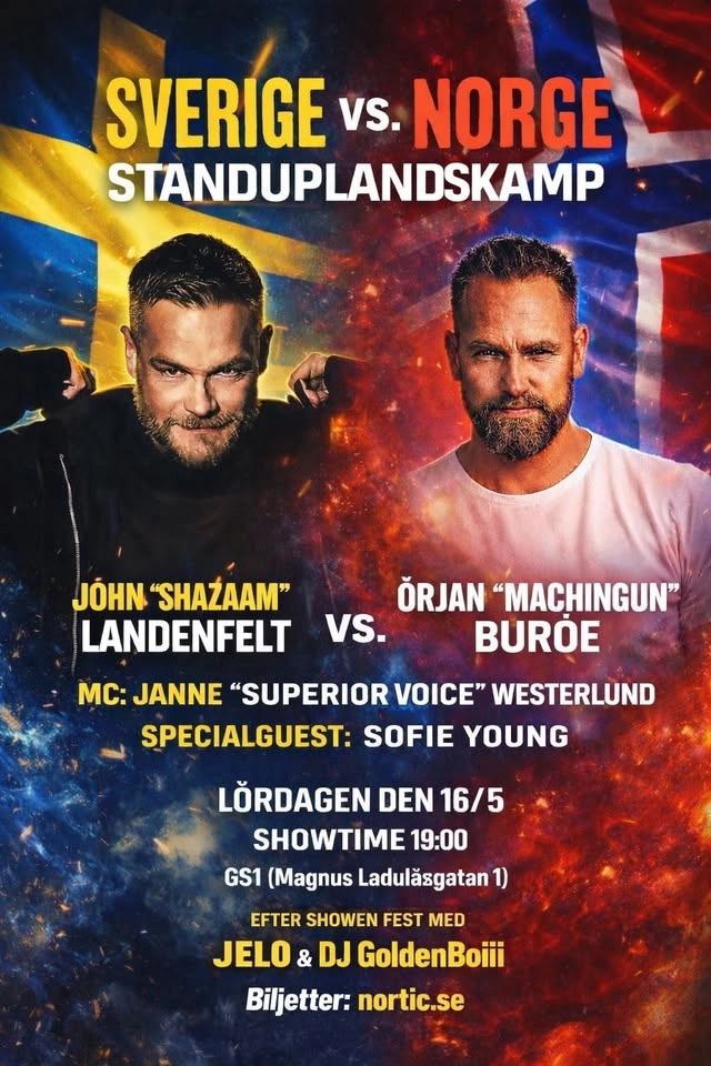 SVERIGE vs. NORGE - Standup Landskamp