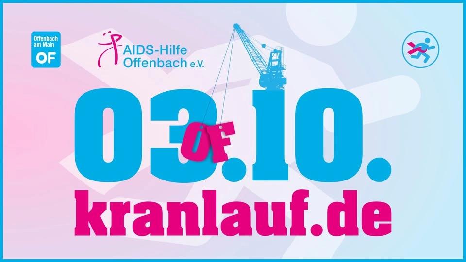 Kranlauf Offenbach! »Jeder Tropfen Charity! — Aids-Hilfe Offenbach« Jetzt anmelden!