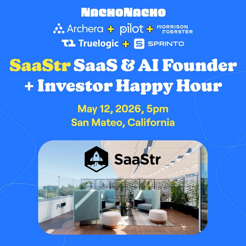SaaStr SaaS & AI Founder + Investor Rooftop Happy Hour