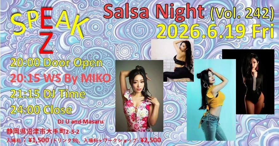 Speak EZ Salsa Night (Vol. 242) ☆Special W/S by MIKO☆