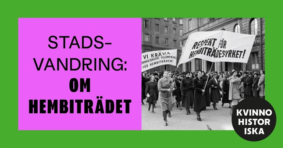 Stadsvandring: Om hembiträdet