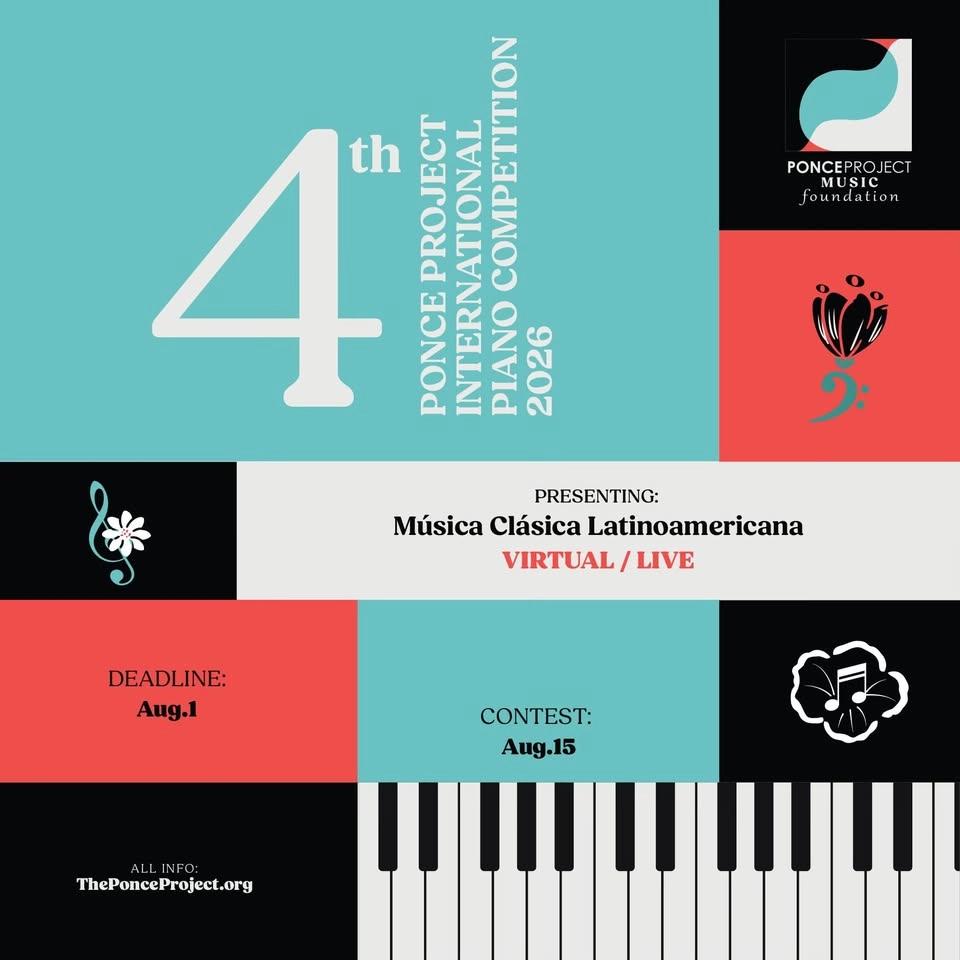 4th Ponce Project International Piano Competition 2026