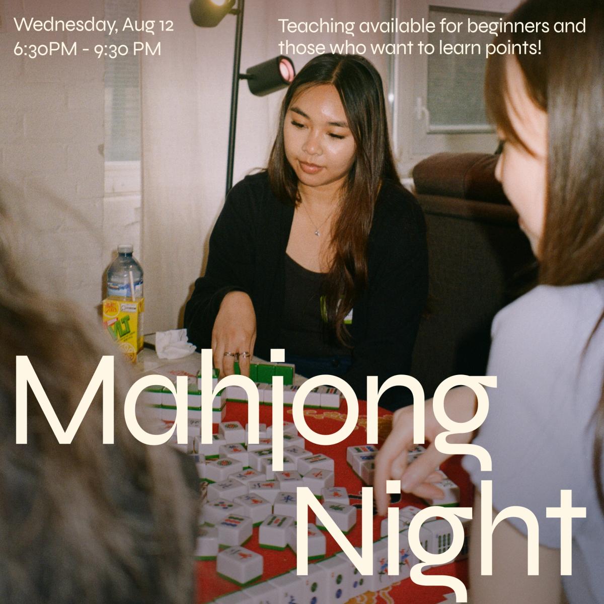 Mahjong Night (Beginner friendly!)