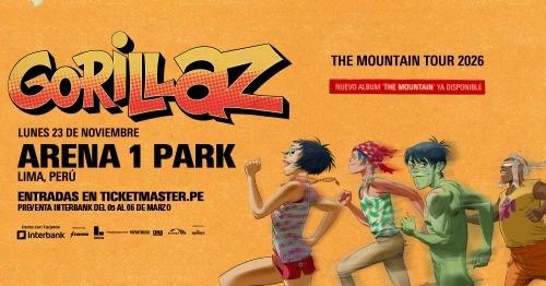 🦍 GORILLAZ – The Mountain Tour 2026 | Lima 🇵🇪