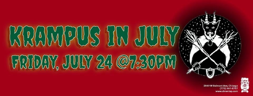 Krampus In July at DMen Tap