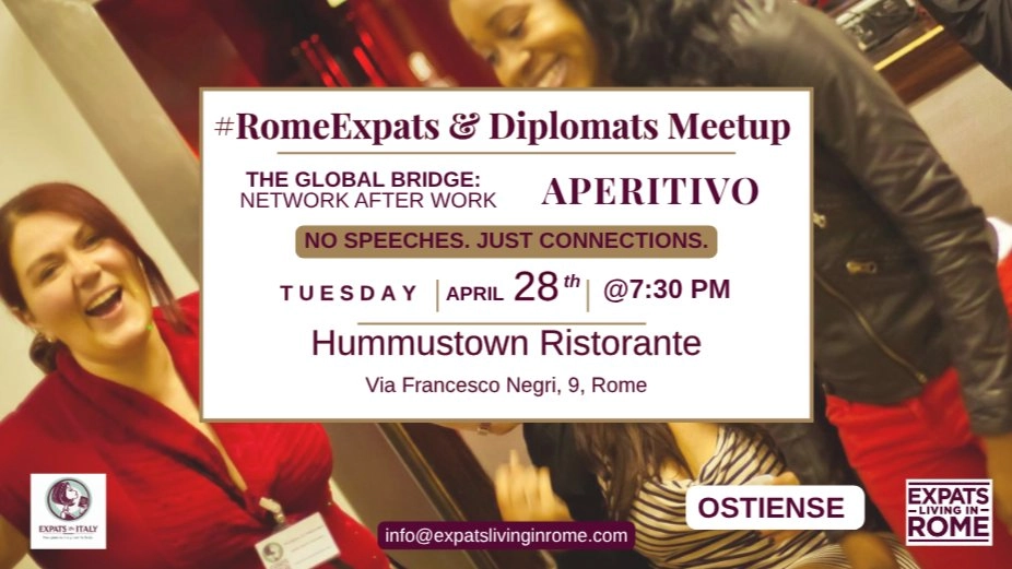 #RomeExpats & Diplomats | The Global Bridge: Network After Work Aperitivo