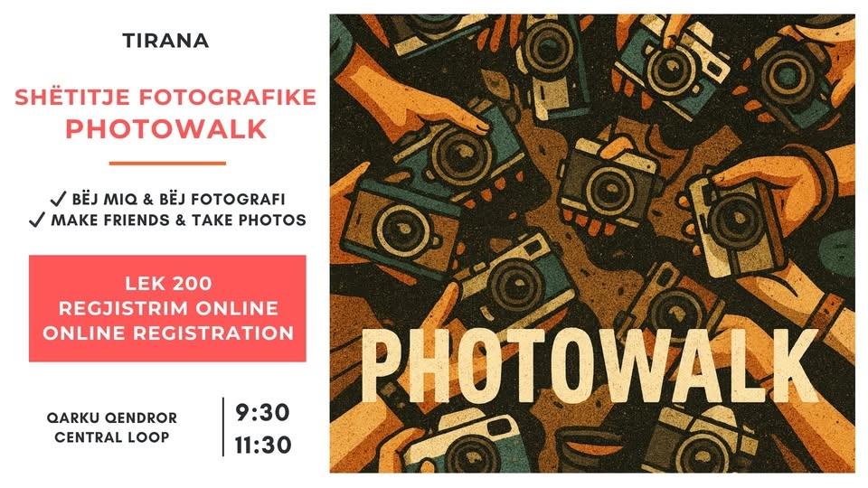 📸 Takim me miqtë & shëtitje për fotografi / Make friends & Photowalk Meetup
