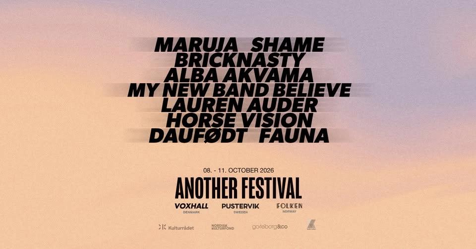 ANOTHER FESTIVAL feat. Maruja + Shame + Bricknasty + Alba Akvama + My New Band Believe and more....
