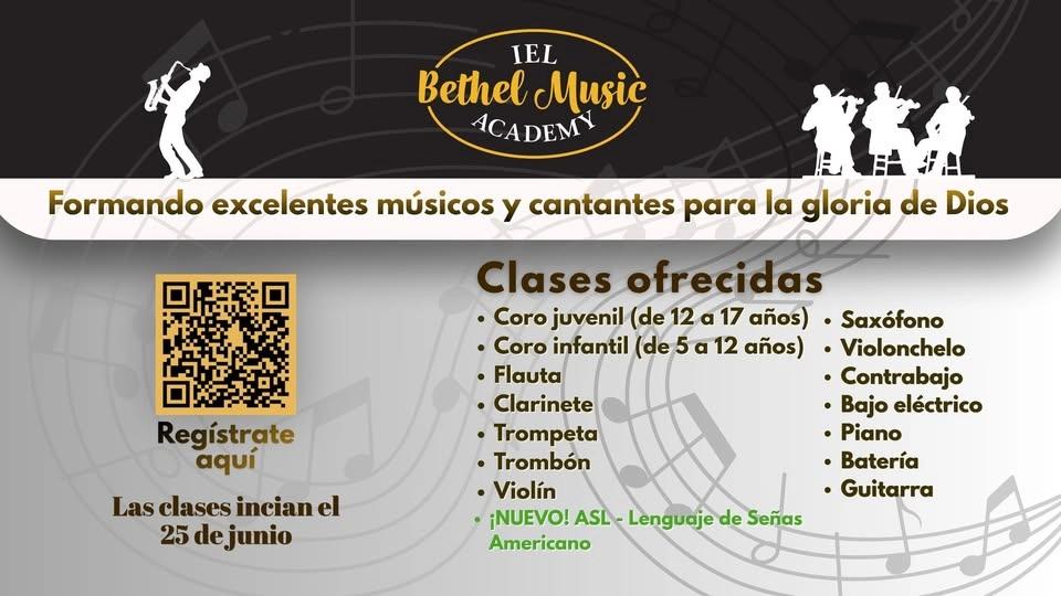 IEL Bethel Music Academy Fall 2026