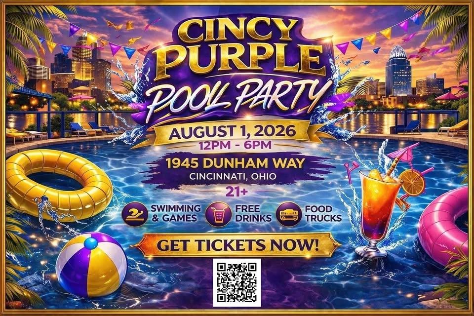 Cincy Purple Pool Party