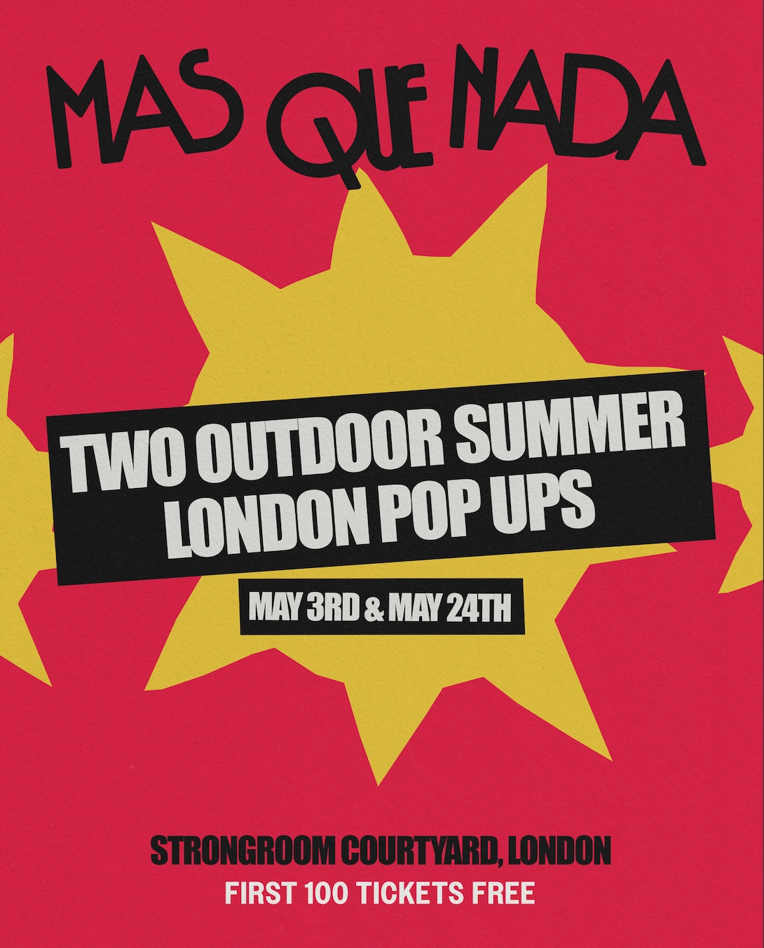 Mas Que Nada Outdoor Summer Pop Up 0.2